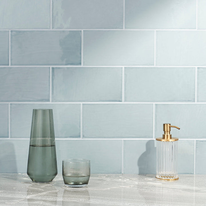 Bond Tile Thames Blue 5 in. x 10 in. Glazed Ceramic Wall Tile (28 Pieces, 10.76 sq. ft. per Box)