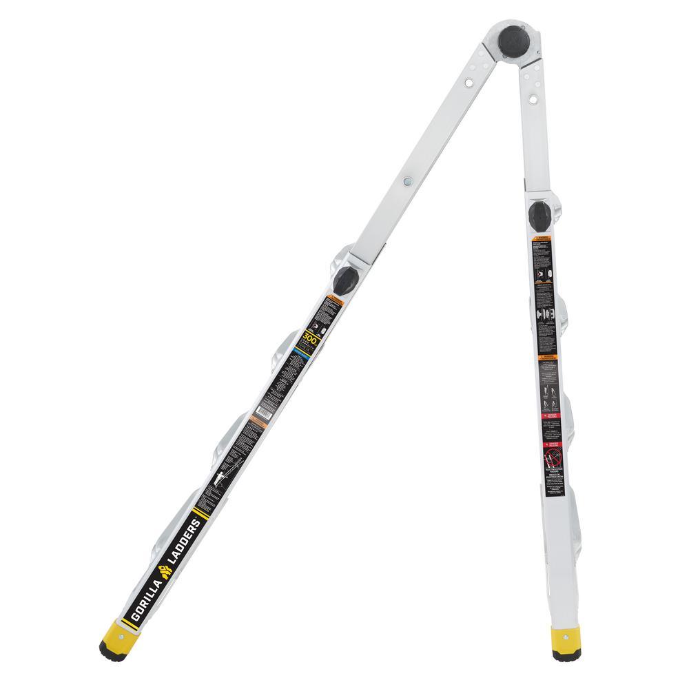 18 ft. Reach MPXA Aluminum Multi-Position Ladder with 300 lbs. Load Capacity Type IA Duty Rating - Super Arbor