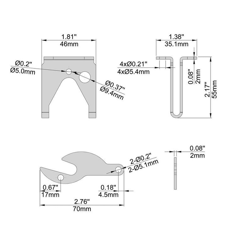 Everbilt Zinc-Plated Self-Adjusting Gate Latch