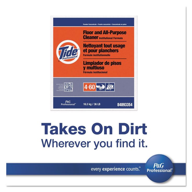 Tide Professional Floor and All-Purpose Cleaner, 36lb Box