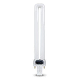 13-Watt Equivalent PL CFLNI Twin Tube 2-Pin GX23 Base Compact Fluorescent CFL Light Bulb, Bright White 3500K (1-Bulb)
