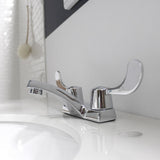Commander 4 in. Centerset 2-Handle Lavatory Faucet in Polished Chrome - Super Arbor