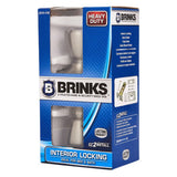 Brink's Privacy Bed/Bath Tulip Style Doorknob, Satin Nickel Finish