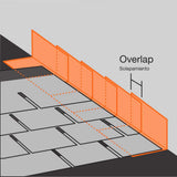 4 in. 4 in. x 8 in. Galvanized Steel Step Flashing