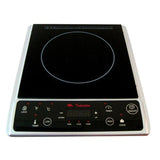 Single Burner 7.25 in. Black and Silver Induction Hot Plate