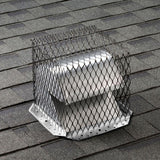 VentGuard 7 in. x 7 in. Roof Wildlife Exclusion Screen in Galvanized Black - Super Arbor