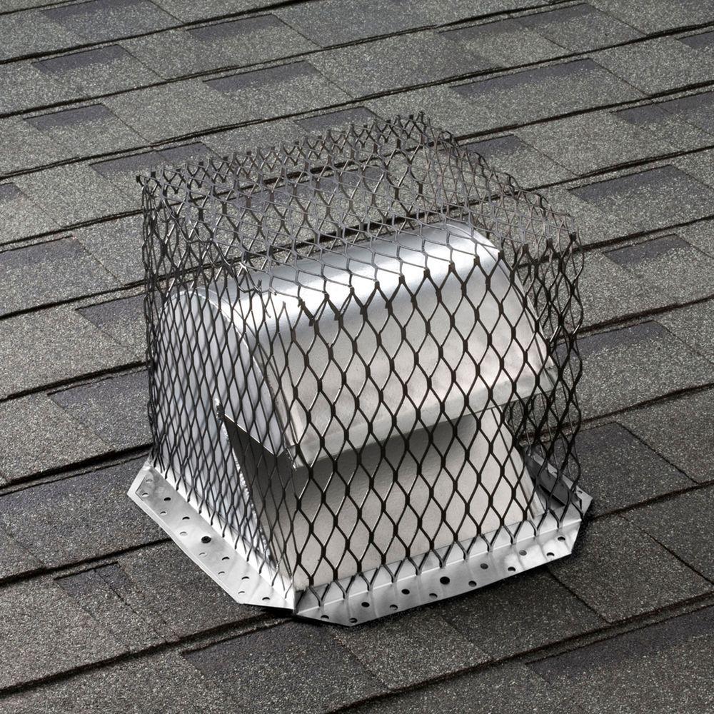 VentGuard 7 in. x 7 in. Roof Wildlife Exclusion Screen in Galvanized Black