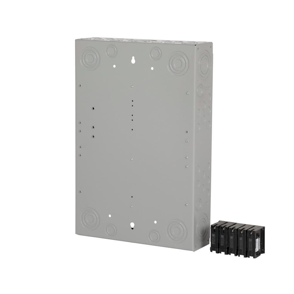 SN Series 100 Amp 20-Space 20-Circuit Main Breaker Plug-On Neutral Load Center Value Pack - Super Arbor