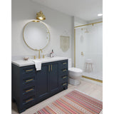 Taylor 54 in. W Vanity Cabinet Only in Midnight Blue - Super Arbor