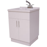 Shaker Laundry cabinet kit with pull-out faucet - Super Arbor