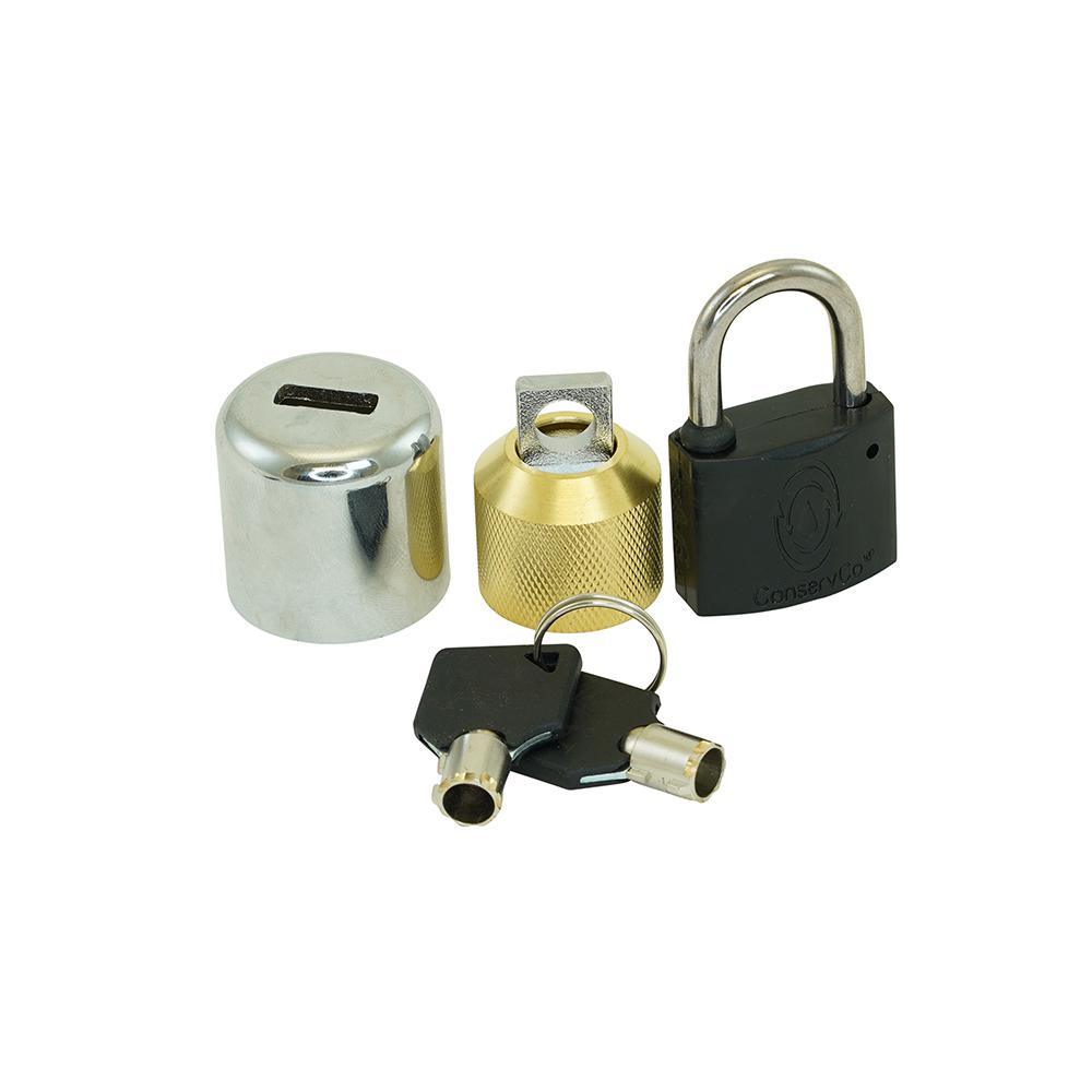 Hose Bibb Lock with Padlock - Super Arbor
