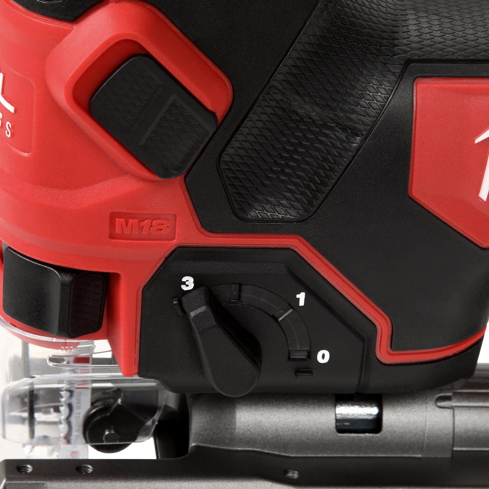 M18 FUEL 18-Volt Lithium-Ion Brushless Cordless Barrel Grip Jig Saw (Tool Only) - Super Arbor