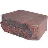 4 in. x 11.75 in. x 6.75 in. Pewter Concrete Retaining Wall Block - Super Arbor