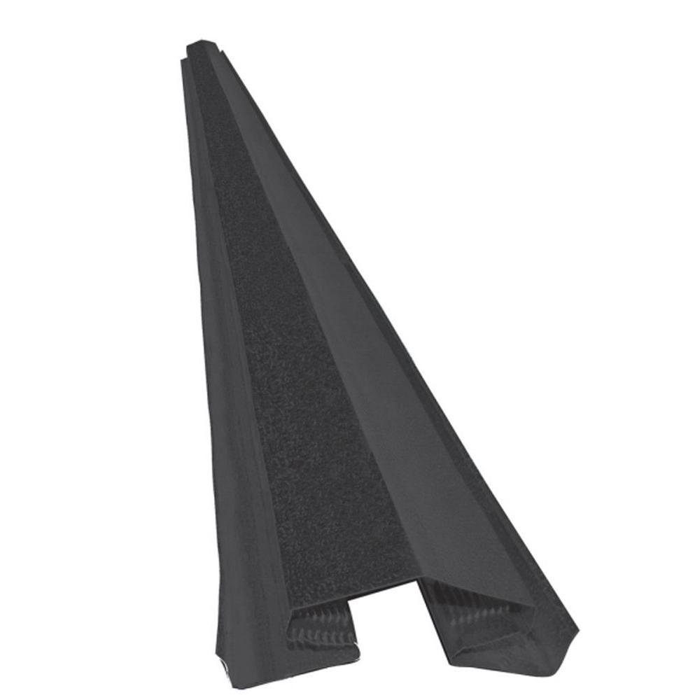 10 ft. Aluminum Ridge Vent in Black - Super Arbor