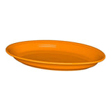 13 5/8 in. Butterscotch Orange Ceramic Oval Platter