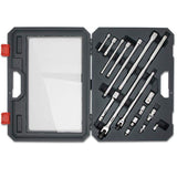 Crescent 1/4 in., 3/8 in., 1/2 in. and 3/4 in. Drive Socket Accessories Set (16-Piece)