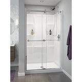 Classic 400 32 in. x 60 in. x 74 in. 3-Piece Direct-to-Stud Alcove Surround in White - Super Arbor