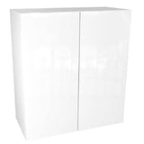 Cambridge 30-in W x 36-in H x 12-in D Glossy White Engineered Wood Door Wall Stock Cabinet