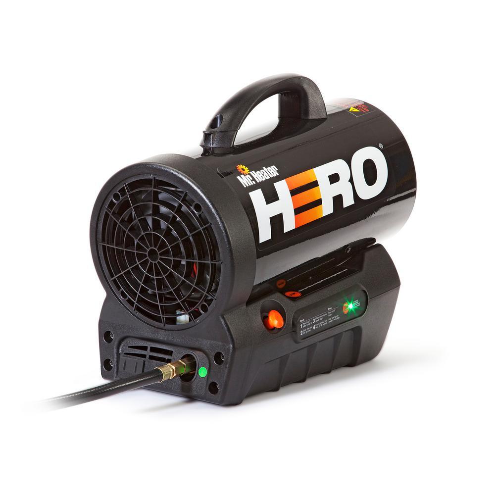 35,000 BTU Forced Air Propane Hero Heater - Super Arbor