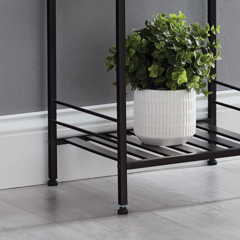 Slat Style 14 in. W x 11 in. D x 58.5 in. H Towel Tower in Bronze - Super Arbor