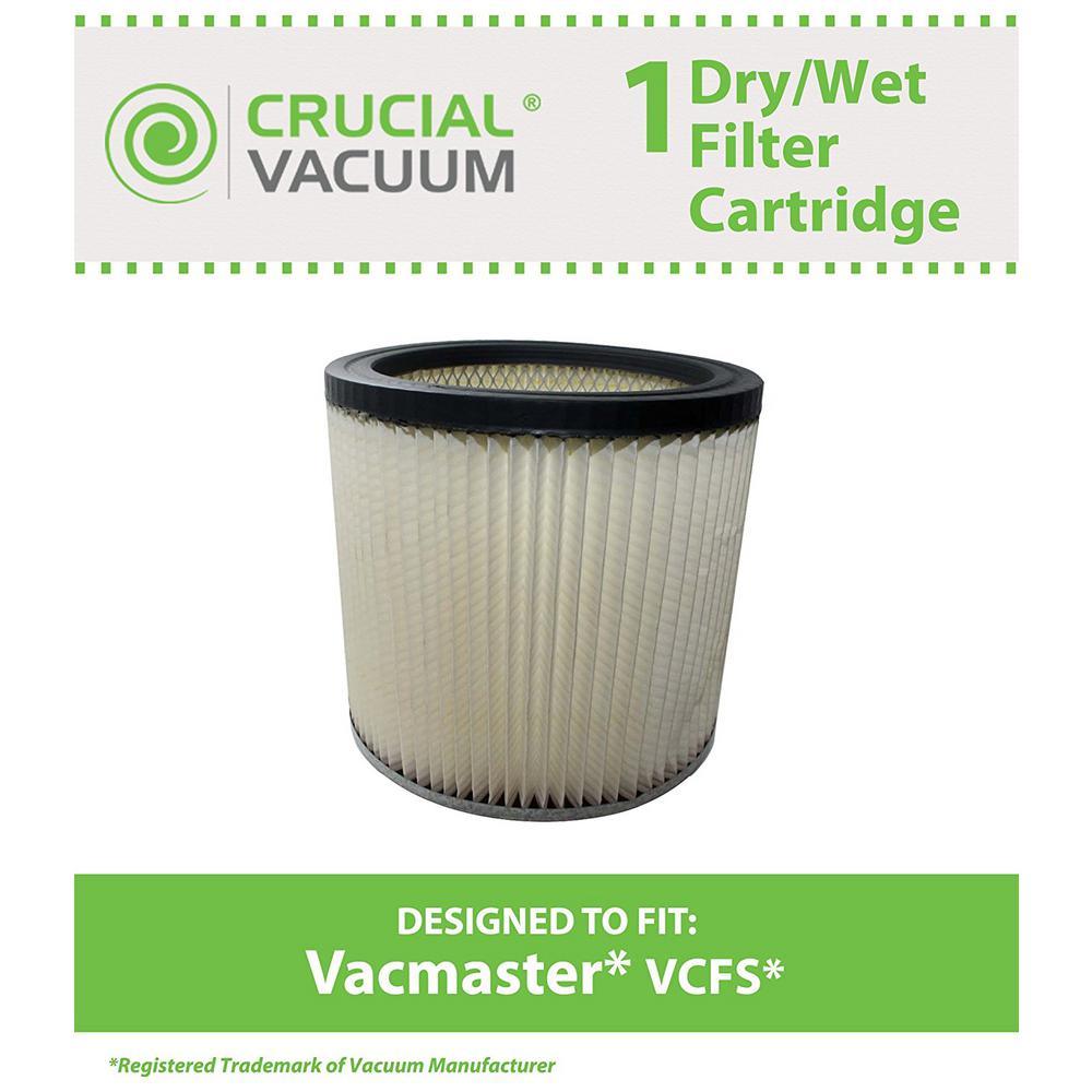 Replacement Filter Cartridge, Fits Vacmaster Wet & Dry Vacs, Compatible with Part VCFS - Super Arbor