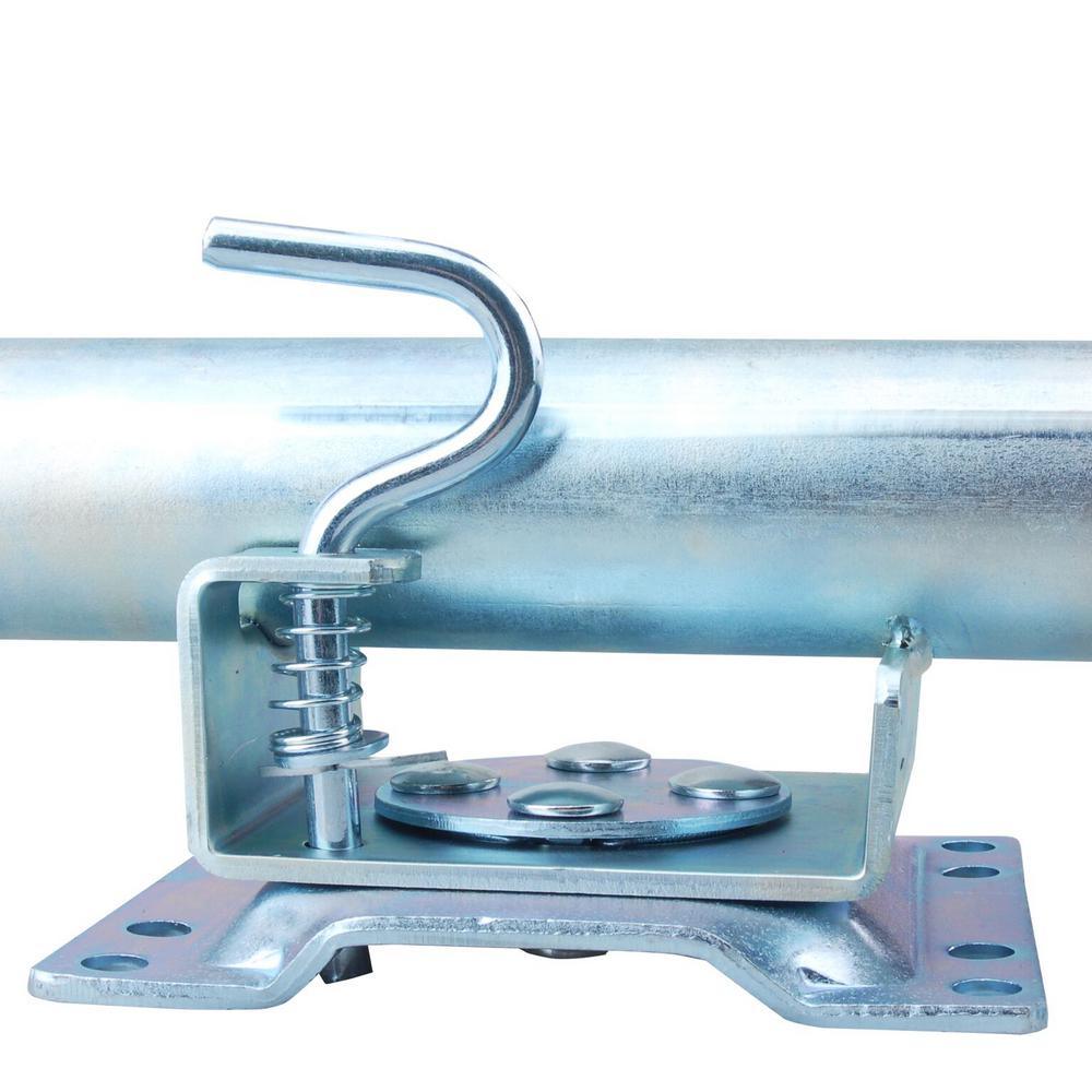 Max Load 2000 lb. Payload Capacity Side Wind Trailer Jack with Dual Wheels and Horizontal Mounts - Super Arbor