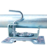 Max Load 2000 lb. Payload Capacity Side Wind Trailer Jack with Dual Wheels and Horizontal Mounts - Super Arbor