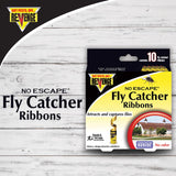 Bonide Revenge No Escape Fly Catcher Ribbons, 10-Pack