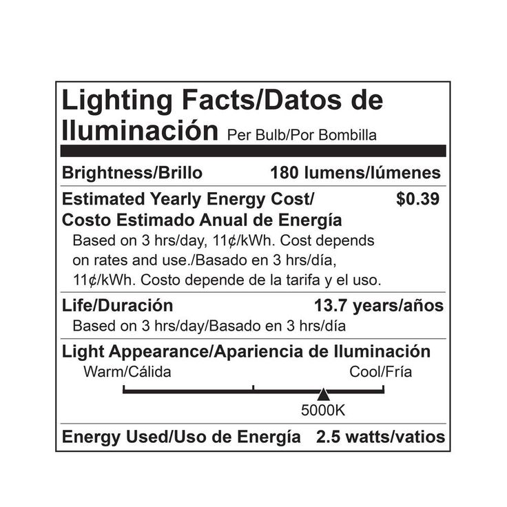 Viribright 35-Watt Equivalent B10 Dimmable E12 Candelabra Base LED Light Bulb 5000K Daylight (6-Pack)