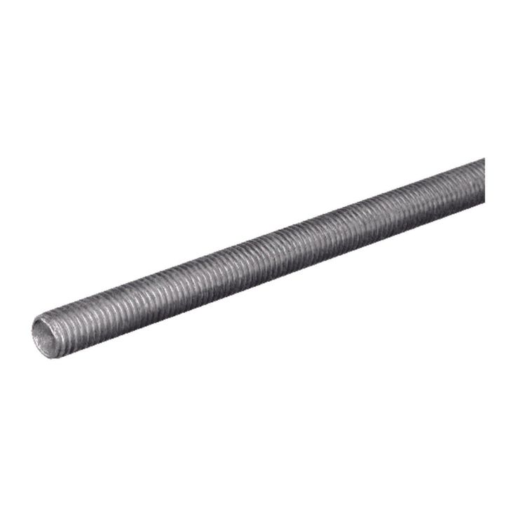 Boltmaster 1/4-20 in. D X 12 in. L Steel Threaded Rod