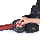 5 in. 900-Watt Black Belgian Stuffler Stuffed Waffle Maker