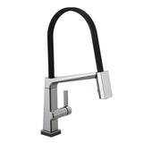 Pivotal Single-Handle Pull-Down Sprayer Kitchen Faucet with MagnaTite Docking in Arctic Stainless - Super Arbor