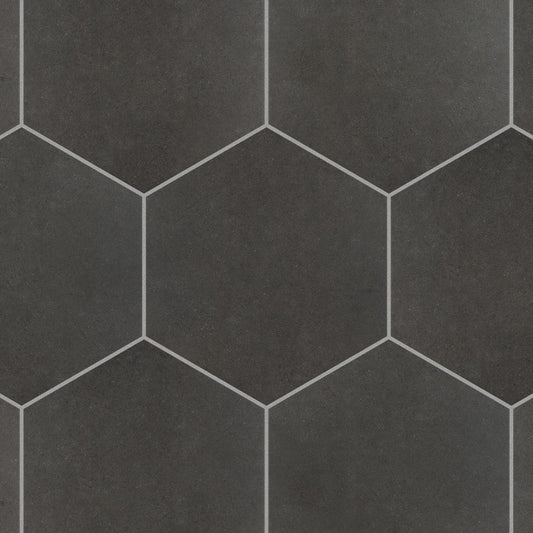 Merola Tile Vintage Hex Marengo 8-5/8 in. x 9-7/8 in. Porcelain Floor and Wall Tile (11.56 sq. ft. / case)