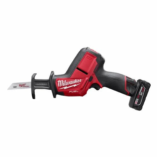 Milwaukee M12 FUEL 12-Volt Brushless Cordless HACKZALL Reciprocating Saw Kit with XC High Output 5.0Ah Battery