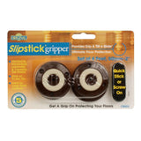 2 in. Round Chocolate Brown Furniture Feet Floor Protectors with Non Slip Rubber Grip (Set of 4 ) - Super Arbor