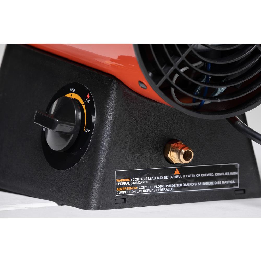 125,000 BTU LP Forced Air Propane Space Heater with Variable Heat Control - Super Arbor