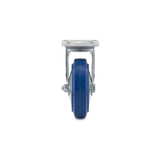 4-29/32 in. Blue Swivel Without Brake plate Caster, 220.5 lb. Load Rating - Super Arbor
