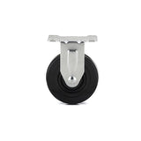 4 in. General-Duty Rubber Rigid Caster - Super Arbor