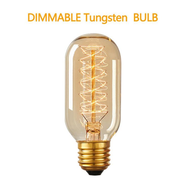 YANSUN 40-Watt T45 E26 Edison Incandescent Light Bulb (4-Pack)
