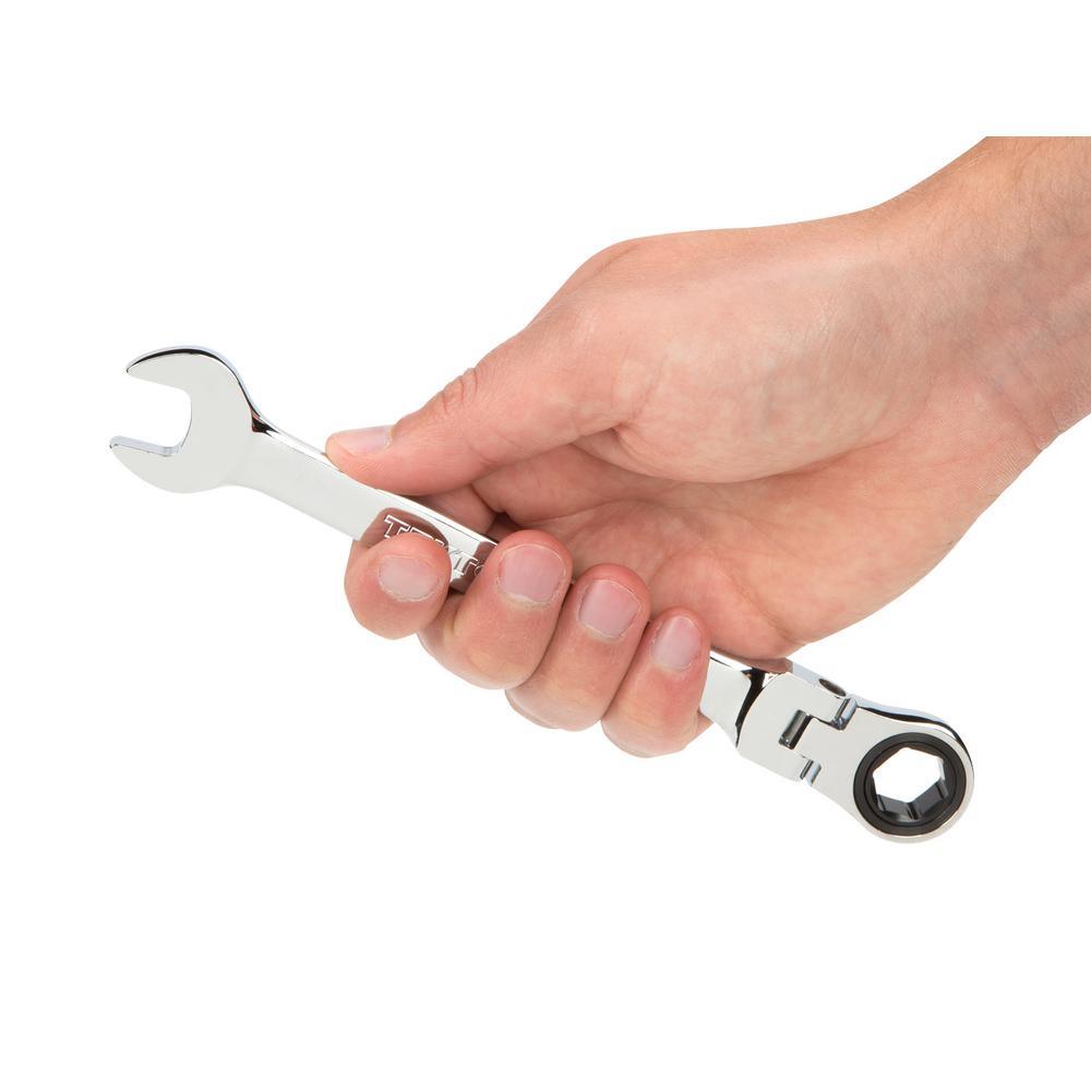 1/4-1 in. Flex-Head Ratcheting Combination Wrench Set (13-Piece) - Super Arbor