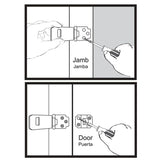 4-1/2 in. Stainless Steel Adjustable Staple Safety Hasp