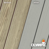 Olympic Elite 1 Gal. Flint Solid Advanced Exterior Stain and Sealant in One - Super Arbor