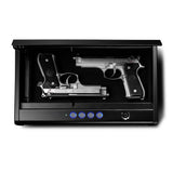 2-Gun Quick Access Electronic Combination Lock Pistol Safe in Black - Super Arbor