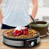 113 sq. in. Stainless Steel Electric Griddle