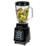 Kitchen Magic Collection 50 oz. 10-Speed Blending Programs Black Glass-Jar Blender