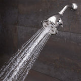 3-Spray 4.1 in. Single Wall MountHigh Pressure Fixed Adjustable Shower Head in Polished Chrome - Super Arbor