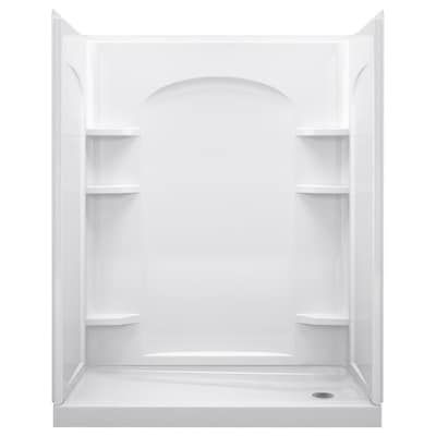 Sterling Ensemble 4-Piece Alcove Shower Kit (Common: 30-in x; Actual: 30-in x)