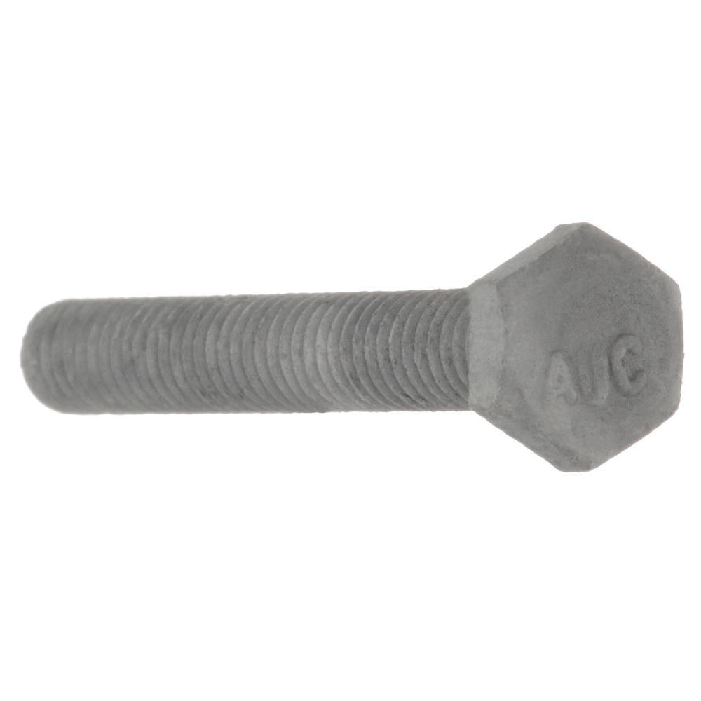 1/4 in. x 2 in. Galvanized Hex Bolt (15-Pack) - Super Arbor