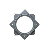 Everbilt 6 in. Silver Square Lazy Susan Turntable with 400 lbs. Load Rating (6-Pack)