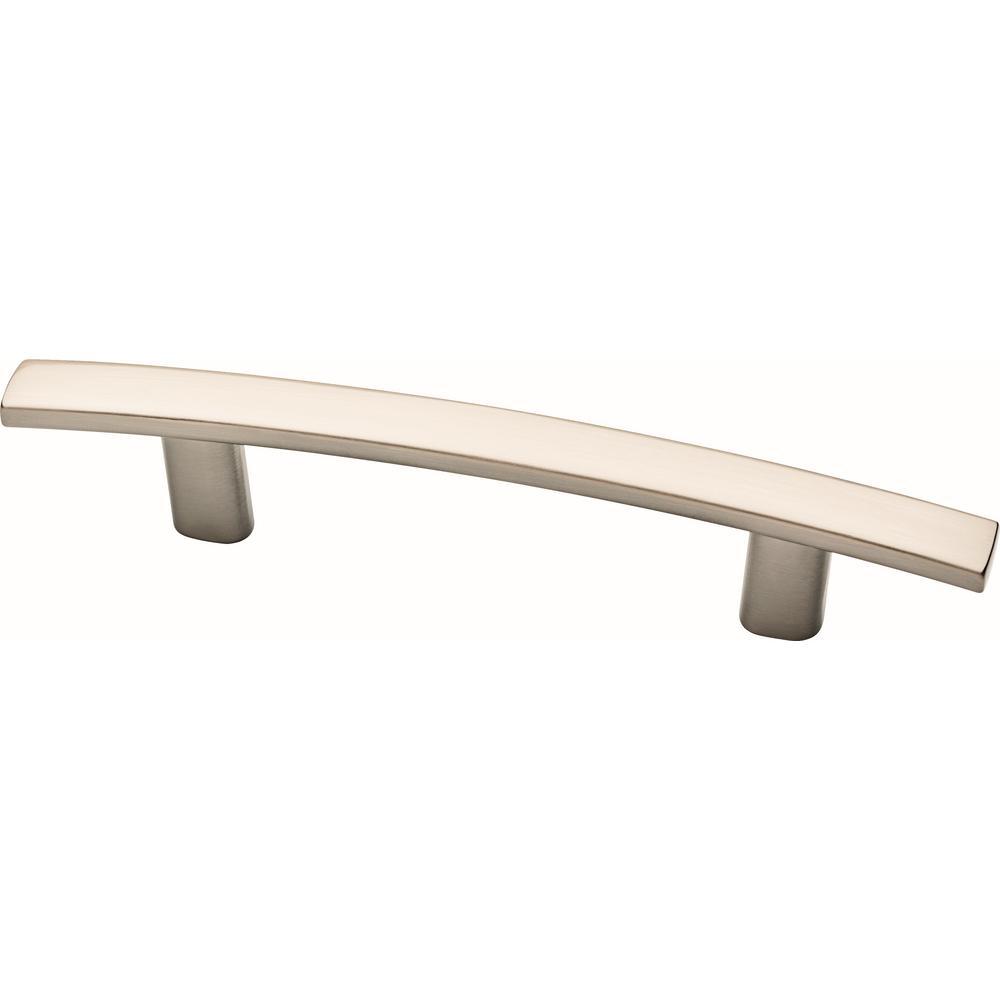 Essentials Subtle Arch 3 in. (76mm) Center-to-Center Satin Nickel Drawer Pull (10-Pack) - Super Arbor